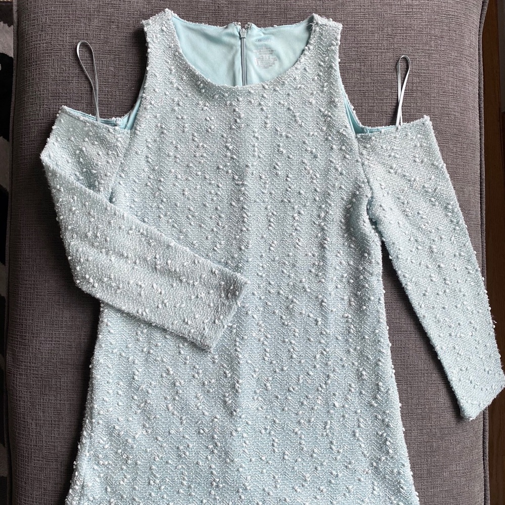Jennifer Lopez light blue top, size S